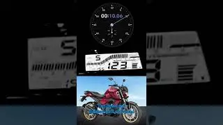 Yamaha FZS FI V4 top speed check #shorts #speed check