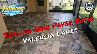 Sealing & Protecting New Paver Patio in Valencia Lakes | Supreme Paver Experts