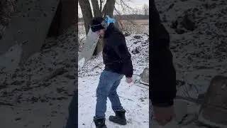 Blasting a can of pudding with a desert eagle