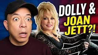 Reaction to DOLLY PARTON feat  JOAN JETT I Hate Myself For Loving You 2 World's Collide!!!
