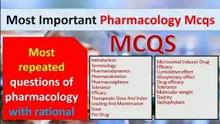 Most important & repeated pharmacology mcqs for all nursing exams | Previous exams pharmacology mcqs