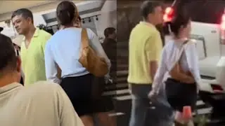 Джанин Гутьеррес на очередном ужине с Джерико Росалесом в рамках продвижения фильма 