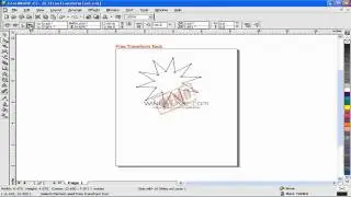 Free Transform Tool in CorelDRAW X3 HD