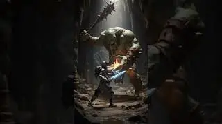 Giant Goblin vs Robot Warrior #toys #fantasy #action