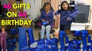 Suprising My Mom With 46 Gifts On Her 46th Birthday !