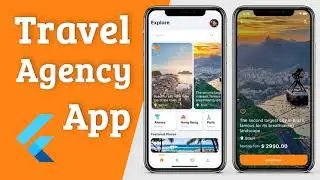 Flutter App UI - Travel Agency - Speed Code