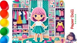 Paper Doll - Animation Getting Ready to Go To Office #paperarts