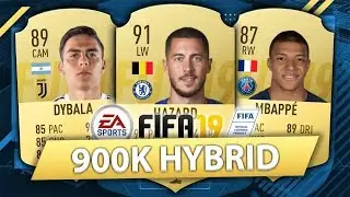 FIFA 19: BEST POSSIBLE 900K SQUAD BUILDER (900K HYBRID)