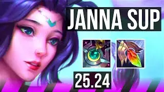 JANNA & Miss Fortune vs NAUTILUS & Ezreal (SUP) | EUW Grandmaster | 25.24