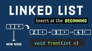 Insert a node at the beginning of a Linked List | C++