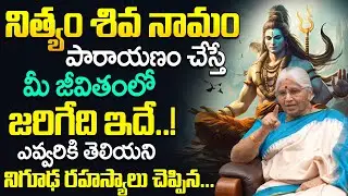 నిత్యం శివ నామం పారాయణం చేస్తే మీ జీవితంలో జరిగేది ఇదే..! || Bharatheeyam Satyavani About Lord Shiva