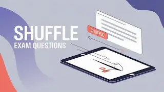 Simple exam question shuffler app made with Replit