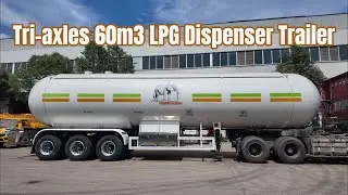 Ivory Coast | 60m3 LPG Tanker Trailer for Propane Gas Transportation and Distribution