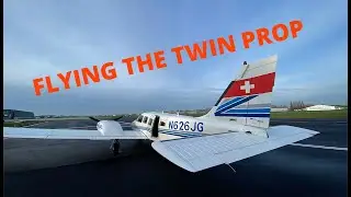 Vlog #2021_11 Flying the Twin Prop Seneca