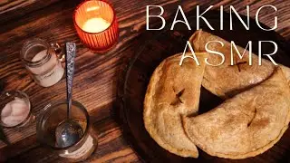 Cozy Kitchen ASMR 🥧 Making Apple Pies (Sleep Aid) Crackling Fire, Background ASMR for Study or Sleep