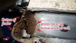 Protect your Subaru rocker panels and fenders - remove mud from behind the fender liners.