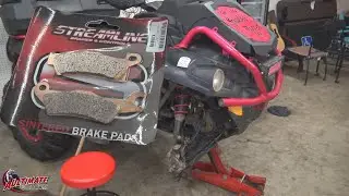 CAN-AM BREAK PAD TEST .... STREAM LINE VS RACE DRIVEN