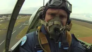 Temora Aviation Museum's Spitfire Mk XVI flown by Guy Bourke 1 min