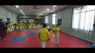 # Jumping kick practice 