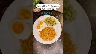 This is how you can balance your ramen bowl  🍛 #nutrinetic_net #balancedmeals #balanceddiet