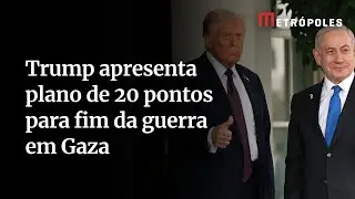 Veja os 20 pontos da proposta de paz de Trump para Gaza que prevê anistia ao Hamas