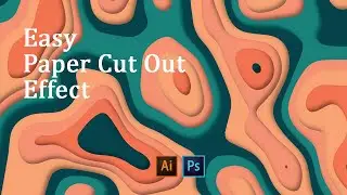 Easy Paper Cut Out Effect | Adobe Illustrator