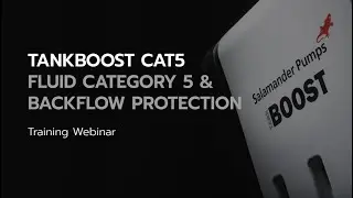 TankBoost CAT5 Webinar: Fluid Category 5 & Backflow Protection