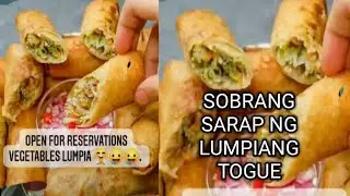 LUMPIANG TOGUE RECIPE/BEAN SPROUT LUMPIA/VEGEATABLE LUMPIA MADE IN ZAMBOANGA CITY.