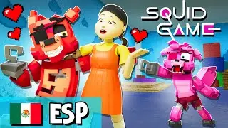 ¡EL JUEGO DEL CALAMAR vs. Friday Night Funkin', Among Us, FNAF, Baldi, y Bendy! PARTE 3 - En Español