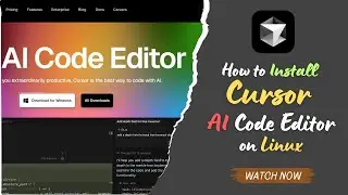 How to Install Cursor AI Code Editor on Linux? (Pop OS)