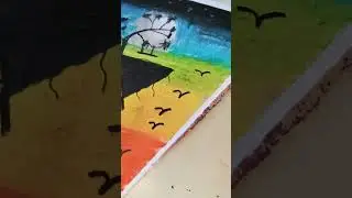 Floating island#trending#shorts#viral#drawing#painting#artarena#art@ArtArena