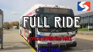 SEPTA 2023 New Flyer XDE40 #3612 On Route 150 (FULL RIDE) Front Window View!
