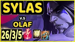 SELFMADE (SYLAS) vs OLAF - 26/3/5 KDA JUNGLE CHALLENGER GAMEPLAY - EUW