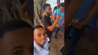 Ibrahim Chatta Film village with Segbowe behind the scenes of the move AJE NI YAMI 🎥 #funnyshorts