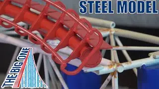 The Big One - Model track made of steel - Arrow Dynamics Hyper Coaster - Cinematic