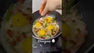 Khagina Recipe🥚Easy, Quick, Tasty, Spicy & Flavourful #tejaswinishekar #cooking #hyderabad #cuisine