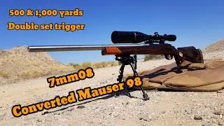 7mm08 Mauser 98 conversion  | Double set trigger for long range