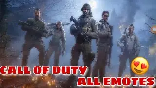 Call of duty mobile season 1st all emotes || COD MOBILE