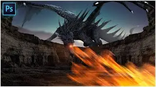 Dragon's Cave | Photoshop 2021 Compositing Tutorial