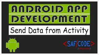 Intent in Android || Send Data from One Activity to Another Activity in Android Part-12