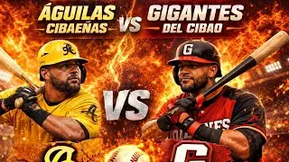 Aguilas Cibarñas Vs gigantes del cibao en vivo