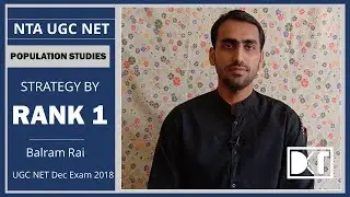 DKT Toppers Stop | NTA UGC NET Exam | Stratregy To Crack NET (Population Studies) | By Rank 1 Balram