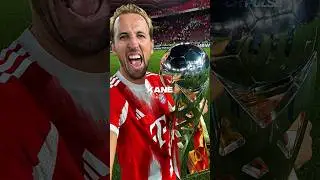 Harry Kane breaks the curse  2 trophies in 3 months! 🏆🔥 #harrykane #Kane #bayernmunich #shorts