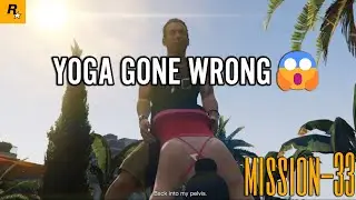 GTA 5 Mission: Did Somebody Say Yoga? | Funny Moments & Fails | michael meets with aliens👽