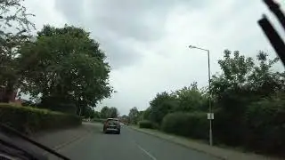 Driving On Warndon Way, Berkeley Way & Woodgreen Drive, Worcester, England 26th July 2023