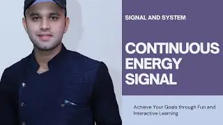 Energy for Continuous time Signal