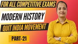 Topic-wise MCQs for Complete  Modern History Part-21 I Day Exams #uppsc #hppsc #upsc #bpsc #hcs #cds