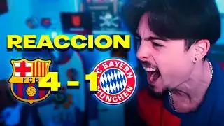 REACCION de un HINCHA al BARCELONA 4-1 BAYERN MUNICH! *somos imparables* | TheMaverick