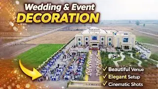 &ldquo;Pakistani Outdoor Wedding Decor with Cultural Stage and Flowers&rdquo;