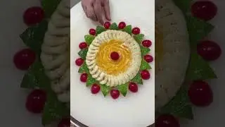 Amazing Art in Fruit & Vegetables | Banana with Melon Decoration 🍌🍈 Vegetables Creative Activity